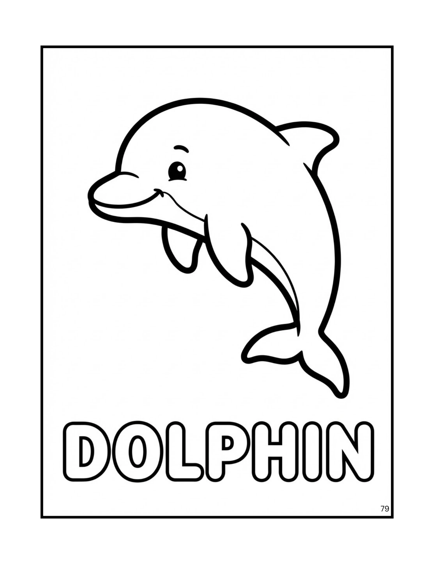 Kids Coloring Book Ages 5–10: 100 Easy Coloring Pages of Animals, Birds, Fish, Dinosaurs, Plants, and Everyday Tools