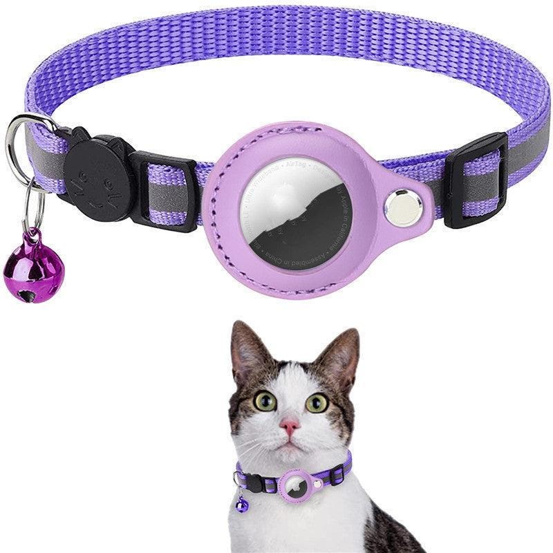 Reflective Collar Waterproof Holder Case for Air tag Protective Cover Cat Dog Kitten Puppy Nylon