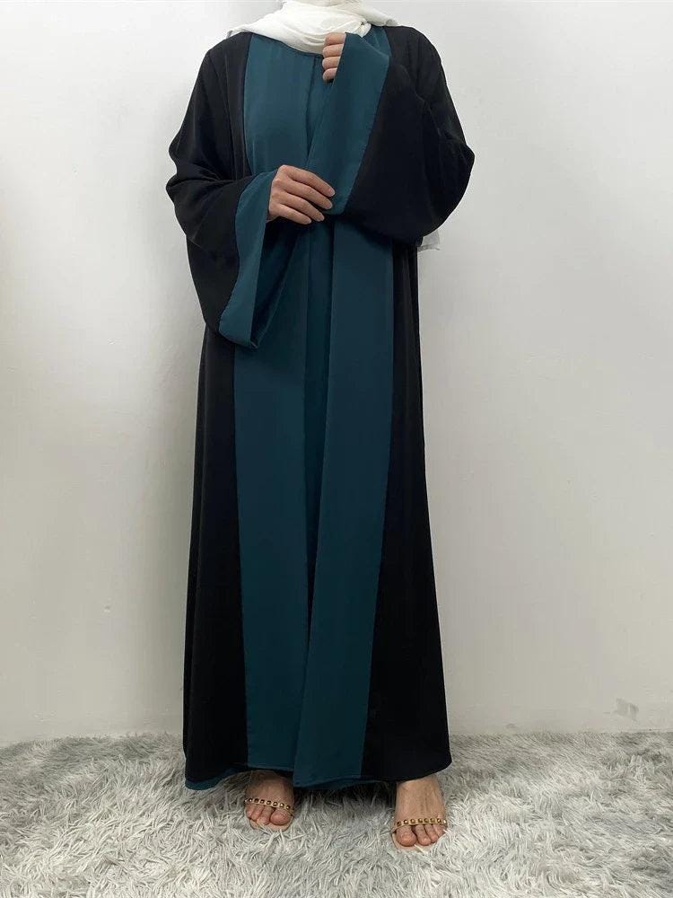 Muslim Party Dress for Women Abaya 2 Piece Long Dress Robe Jellabiya 2024