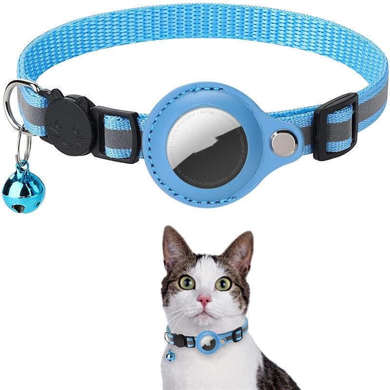 Reflective Collar Waterproof Holder Case for Air tag Protective Cover Cat Dog Kitten Puppy Nylon
