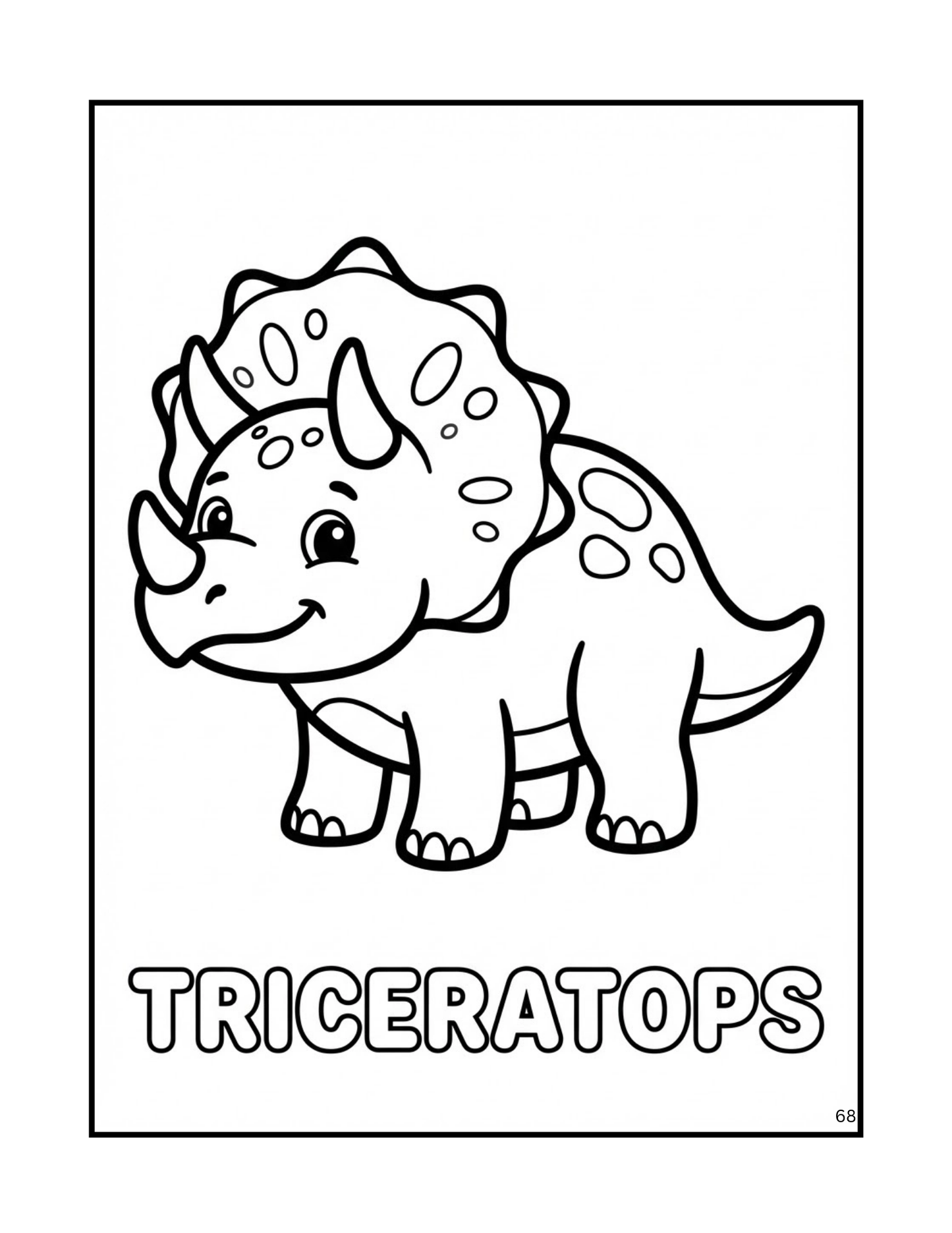 Kids Coloring Book Ages 5–10: 100 Easy Coloring Pages of Animals, Birds, Fish, Dinosaurs, Plants, and Everyday Tools