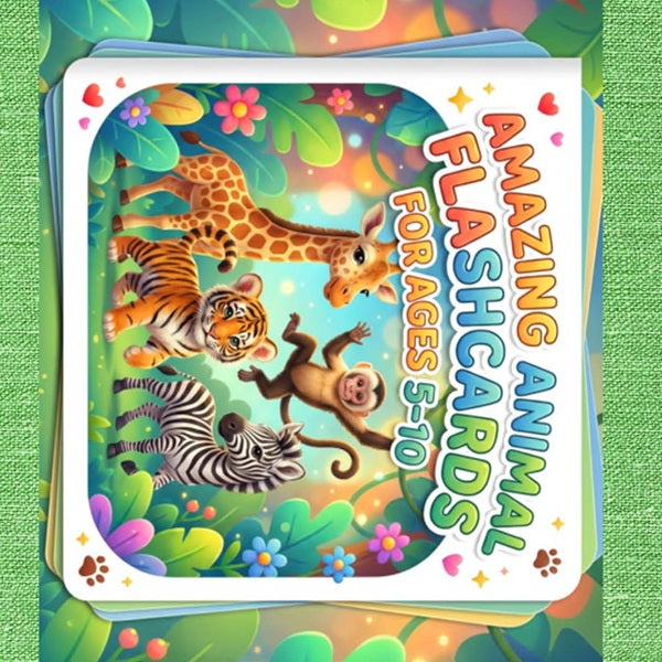 Amazing Animal Flash Cards Learn Animals the Fun Way for Kids
