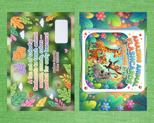 Amazing Animal Flash Cards Learn Animals the Fun Way for Kids