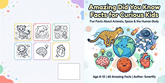 Fun Science Facts for Kids: Animals, Space & the Human Body : Did You Know Facts for Curious Kids: Educational Facts About Animals, Space, and the Human Body for Ages 8-12
