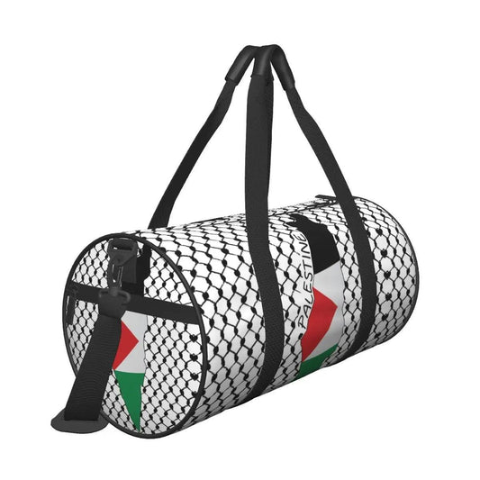 Palestine Flag Map Travel Bag Kufiya Hatta Swimming Gym Bag Men's Design Large Capacity