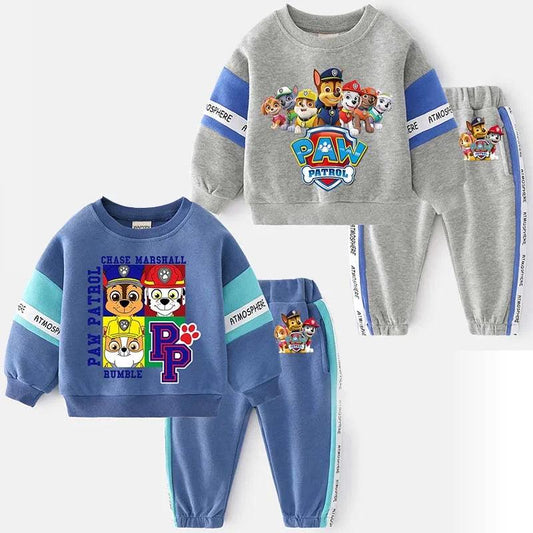 001- Hot Game Paw patrols Children Clothes Boy Girl Sweater Fleece Pullover Sweatshirt Pants Kid Tracksuit Winter Autumn Sportswear