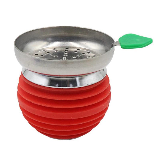 Silicone Metal Hookah Bowl Narguile Shisha Charcoal Holder Smoking Accessories